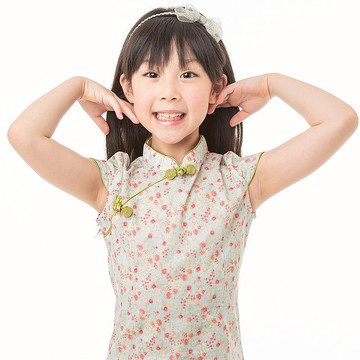 兒童旗袍 古風 四季款 清新花巧