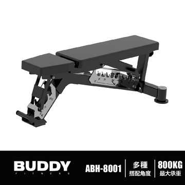 [Buddy Fitness] 多功能健身椅 可調式訓練椅 多角度重訓椅 啞鈴凳 ABH-8001 非Rogue