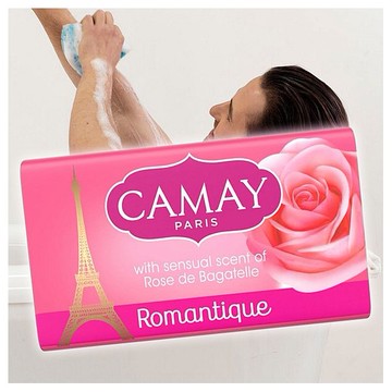 CAMAY 佳美~潤膚香皂(玫瑰浪漫)165g