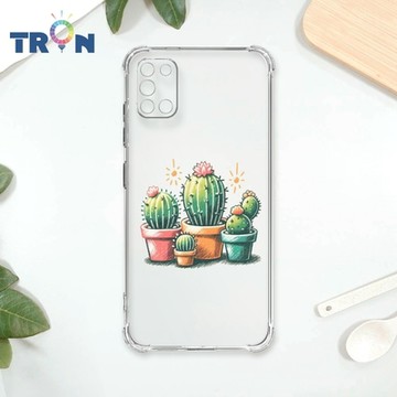 TRON 三星 A31 小花太陽仙人掌 四角防摔 軟殼 手機殼
