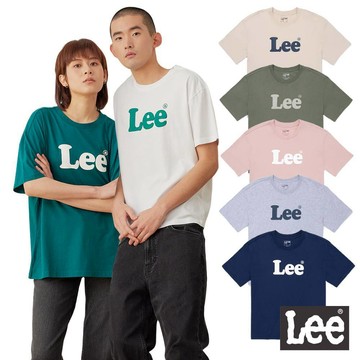 Lee 大LOGO短T 男女適穿 7色選擇 LB502034