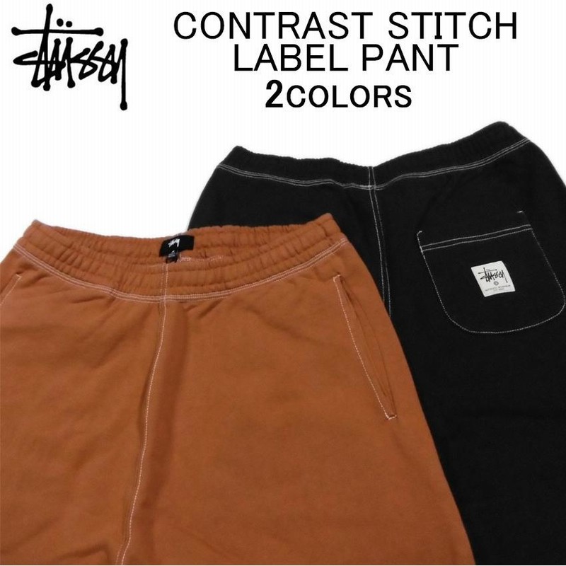 ステューシー ズボン・パンツ STUSSY CONTRAST STITCH LABEL