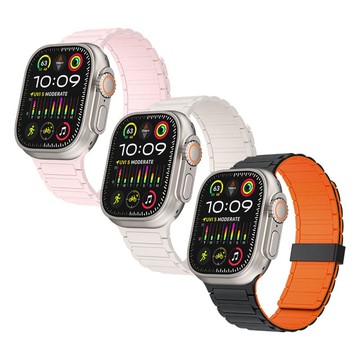 Apple Watch (42/44/45/46/49mm) Magnix 磁吸錶帶 櫻花粉
