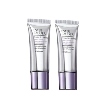 【雅詩蘭黛 ESTEE LAUDER】Pro全能防曬超輕感水凝露 15ml｜體驗瓶 加大版｜無盒裝*2瓶組