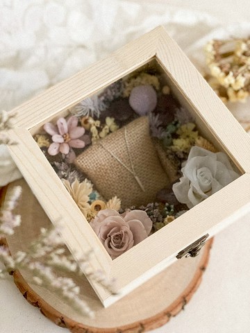 之約 x 不凋乾燥花項鍊手環木盒