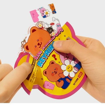 ♑️摩羯座生日快樂♑️ 韓國文創品牌【Wiggle Wiggle】壓克力鑰匙圈組-Q版 (1包/隨機出) (交換禮物 | 搬家禮物 | 生日禮物🎁｜盲盒 )