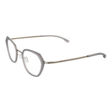 【ic! berlin】Vayu Misty Grey HD Matt/Shiny Bronze 德國薄鋼眼鏡 公司貨