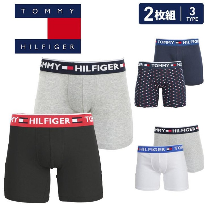 トミー ヒルフィガー TOMMY HILFIGER ロングボクサーパンツ 2枚