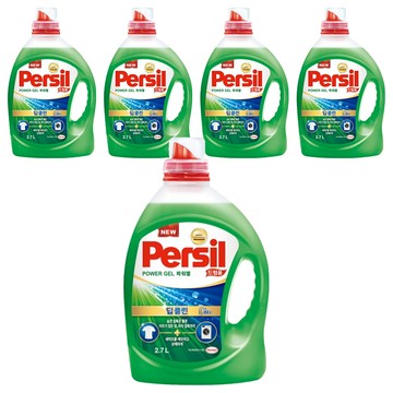 Persil 寶瀅 韓國原裝進口 Power Gel Plus 強效淨垢洗衣凝露 滾筒洗衣機適用  2.7L  5桶