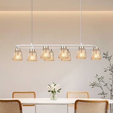 琥珀色玻璃餐吊燈 F21-2025-63