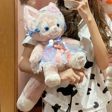 網紅毛絨玩具玲娜貝兒毛絨玩具公仔琳娜貝爾女神節禮物生日小狐貍