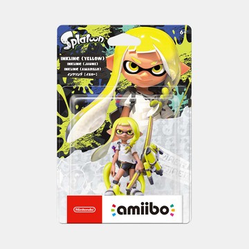 Nintendo Switch amiibo 魷魚族(黃色)【斯普拉遁 系列】
