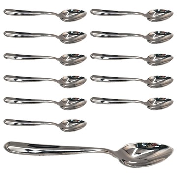 WMF Cult 3100系列咖啡匙 德國進口不鏽鋼 簡約時尚  11.3107.6040  12支