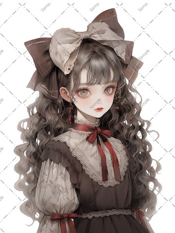 原創貼紙 no.190 人物貼紙 原創貼紙 女孩貼紙 原創人物貼紙