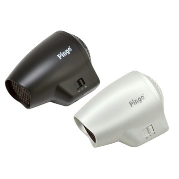 [Pingo 台灣品工] TRAVEL｜Qmini 極輕隨身掌型吹風機 黑色