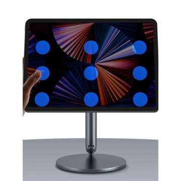 2024款iPadPro磁吸支架13寸11寸平板Air5/6鋁合金旋轉桌面繪畫架