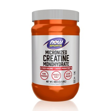 【NOW】微粉化肌酸1瓶(500公克 ) 即期品/水肌酸/微粉化/能量爆發/運動補給/美國最暢銷運動能量產品獎