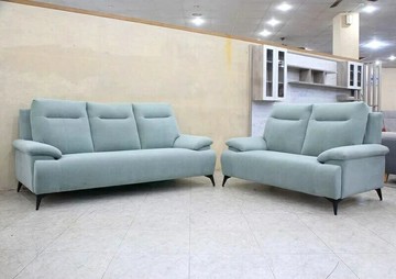 【歐風別館】貝蒂獨立筒貓抓布沙發組--2+3人座【北歐風~基隆至台中免運費】