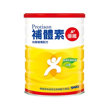 補體素 優纖A+ 均衡營養配方 (粉狀) 900公克 (口飲/管灌適用)
