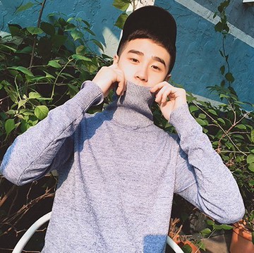 【JP.美日韓】 韓國 高領 素面 好料質