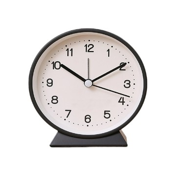 日系質感靜音鬧鐘 黑