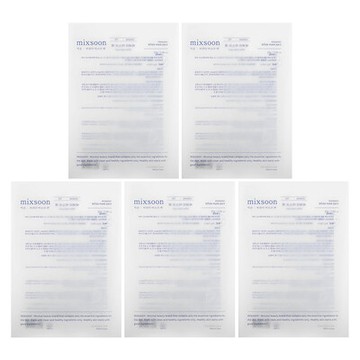 Mixsoon, 二裂酵母美容面膜，5 片，每片 0.17 盎司（5 克）