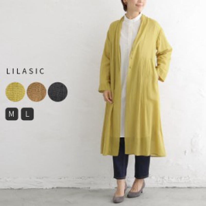 ワンピース 秋 レディース きれいめ カーディガン ワンピースカーディガン 羽織り シャツ チュニック トップス トッパー ショールカラー 通販 Lineポイント最大get Lineショッピング