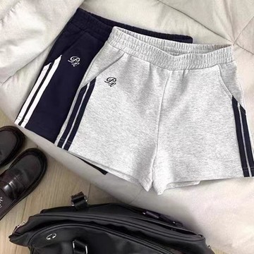 【女裝】美式短褲 復古刺繡短褲 運動風短褲 休閒褲女 夏季短褲女 辣妹中腰短褲 a字顯瘦短褲 百搭短褲 沙灘褲 休閒短褲