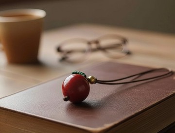 小蘋果合香珠吊飾(福利商品)