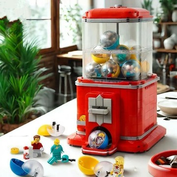 ✈️免運✈️人偶扭蛋機 LEGO創意 IDEAS係列 扭蛋機 搭建 組裝玩具 禮物模型擺件 益智玩具 男生禮物