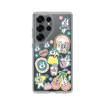 Galaxy S25 Ultra Clear 透明 - Bunni Konbiny - Bunni Konbiny 朋友幸福時刻