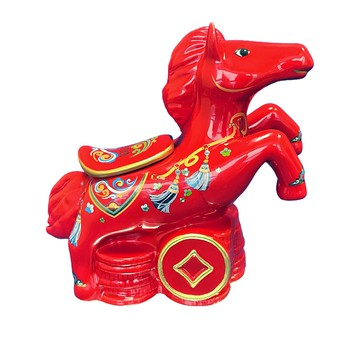 昇恆昌｜免稅獨家2026年立馬探吉富貴紅瓷罐年節禮盒