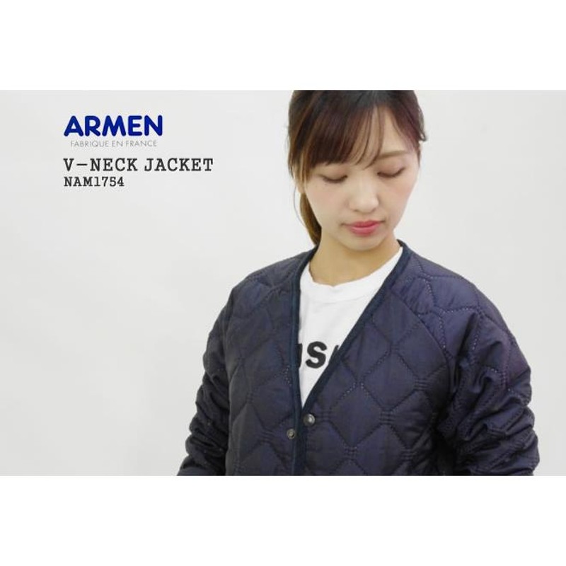 20%OFF アーメン/ARMEN ナイロン×フリースVネックジャケット キルティングジャケット NAM1754 レディース メンズ |  LINEブランドカタログ