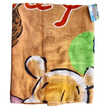 Winnie the Pooh 浴巾 70x140cm 100%棉  糖罐點心維尼 黃色  1條