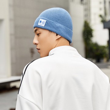帽子男潮牌瓜皮帽包頭嘻哈針織冷帽秋冬毛線帽ins保暖雅痞帽棉帽