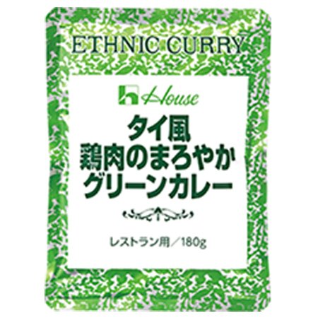 ハウス食品　業務用　タイ風鶏肉のまろやかグリーンカレー　180g×30個