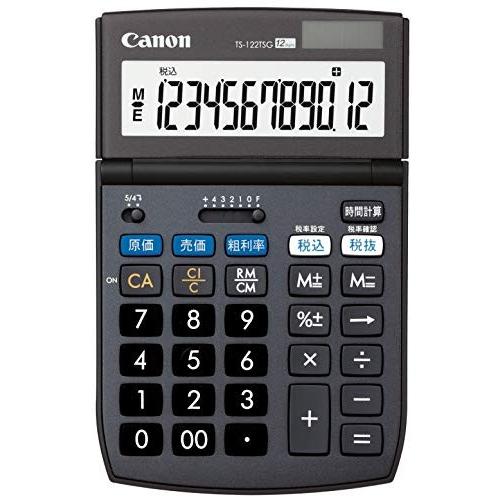Canon 12桁電卓 TS-122TSG SOB グリーン購入法適合 商売計算機能付