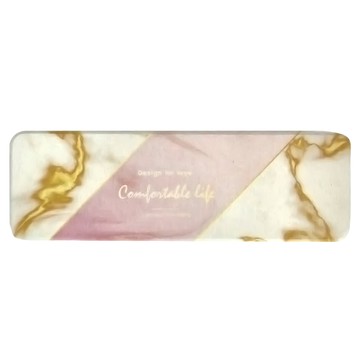 Caldo卡朵生活 繽紛花漾珪藻土吸水置物墊  幻彩粉  1個  22.5 x 0.9cm