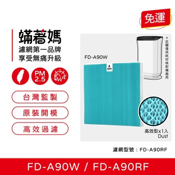 蟎著媽 適用 3M FD-A90W FDA90W FDA90RF 空氣清淨機 濾網