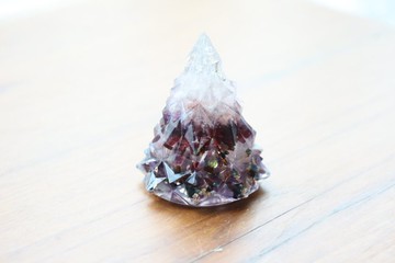 【快速出貨】2025限定/粉紫雪花聖誕樹-奧剛能量樹/寶石樹交換禮