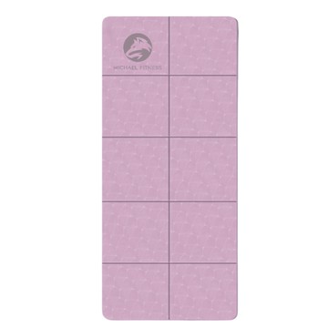 MICHAEL FITNESS 麥克健身 摺疊瑜珈墊 熱塑性彈性體材質  183 x 61 x 0.6cm  紫色  1個