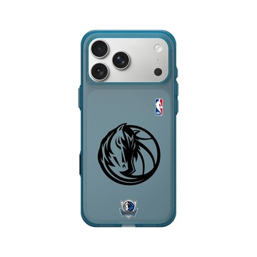iPhone 17 Pro Max Clear (相機按鈕) 夜幕藍 - NBA - B&W-達拉斯獨行俠 Dallas Mavericks B&W
