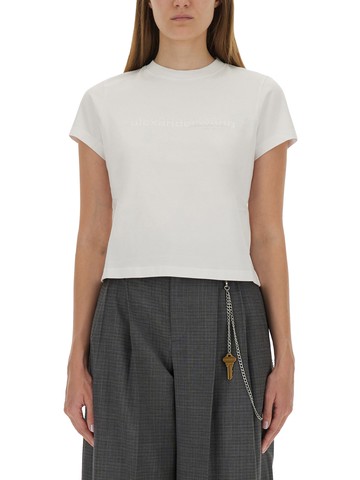 alexander wang t-shirt with logo