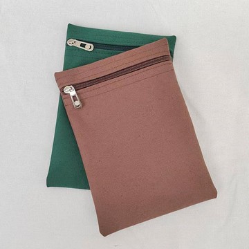 新品發佈📣衣服加裝口袋內兜手縫帆布包拉鍊收納布袋手機袋揹包加隔層內包