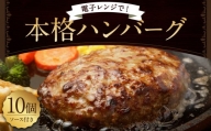  本格 ハンバーグ 10食 特製 ソース付 岡垣町