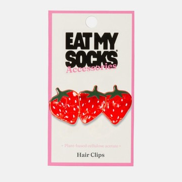 EAT MY SOCKS  / 髮夾 / 草莓