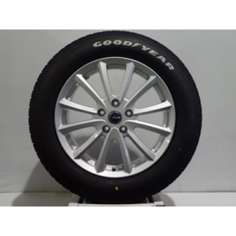 中古 225/60R17 スタッドレスタイヤ ホイール 4本セット グッドイヤー ...