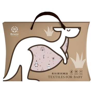 Roaze 柔仕 企鵝雲朵涼被 100%聚酯纖維 適用年齡0個月以上  小(110 x 75cm)  企鵝團團轉