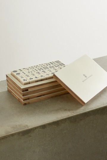 Brunello Cucinelli - Walnut Wood And Krion Mahjong Set - White - one size