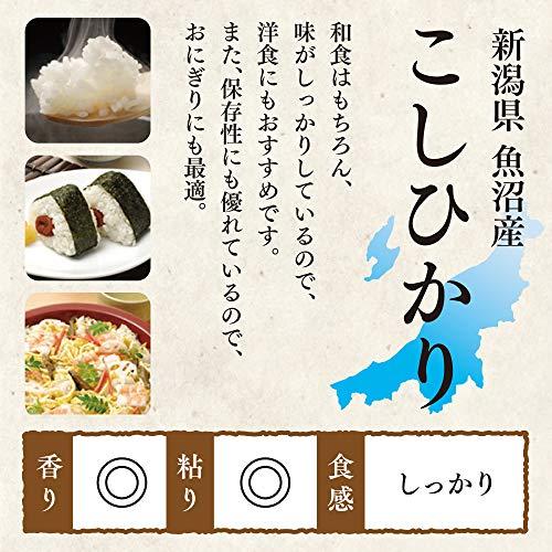 アイリスオーヤマ 低温製法米 無洗米 新潟県 魚沼産 こしひかり 新鮮個包装パック 1.5kg